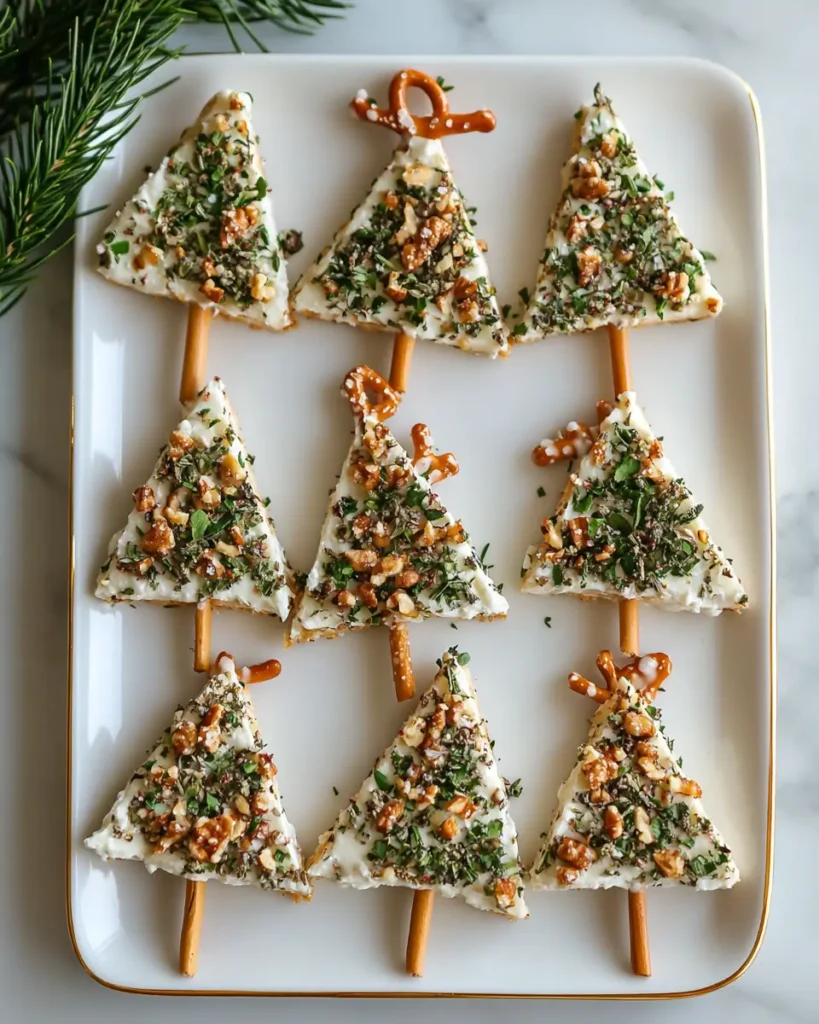 Easy Cheese Christmas Trees Cheese Christmas Trees