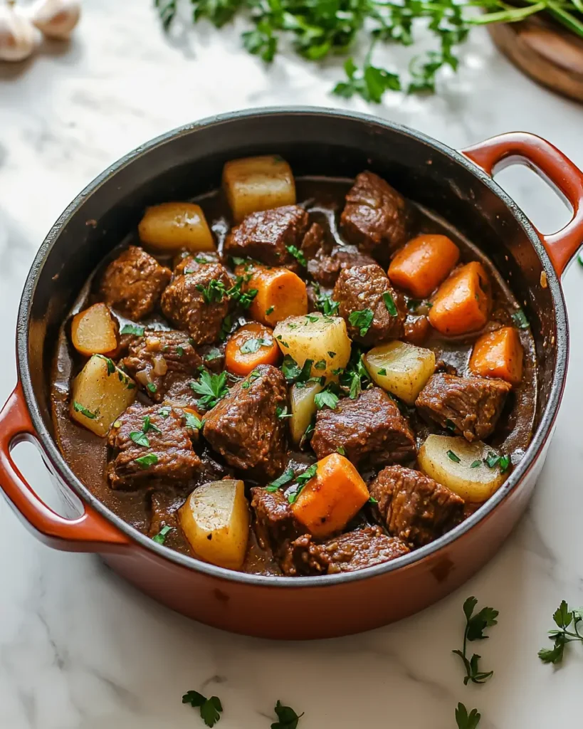 Easy French Beef Stew with Root Vegetables French Beef Stew with Root Vegetables