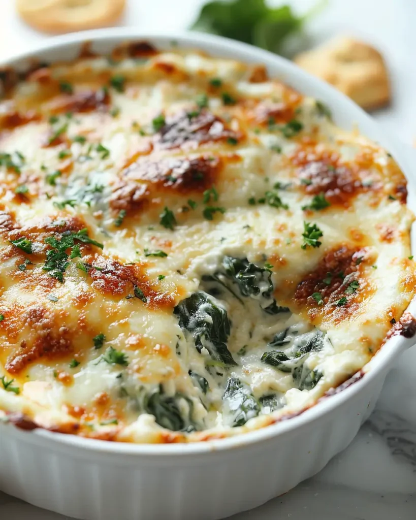 Easy Hot Spinach Dip 2 Easy Hot Spinach Dip