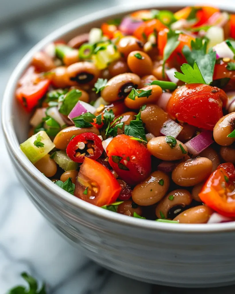Easy Spicy Southwest Black Eyed Pea Salad Spicy Southwest Black Eyed Pea Salad
