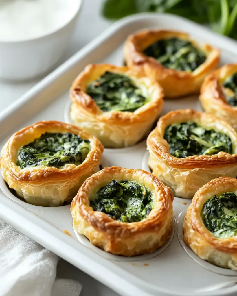 Easy Spinach Puffs 1 Easy Spinach Puffs