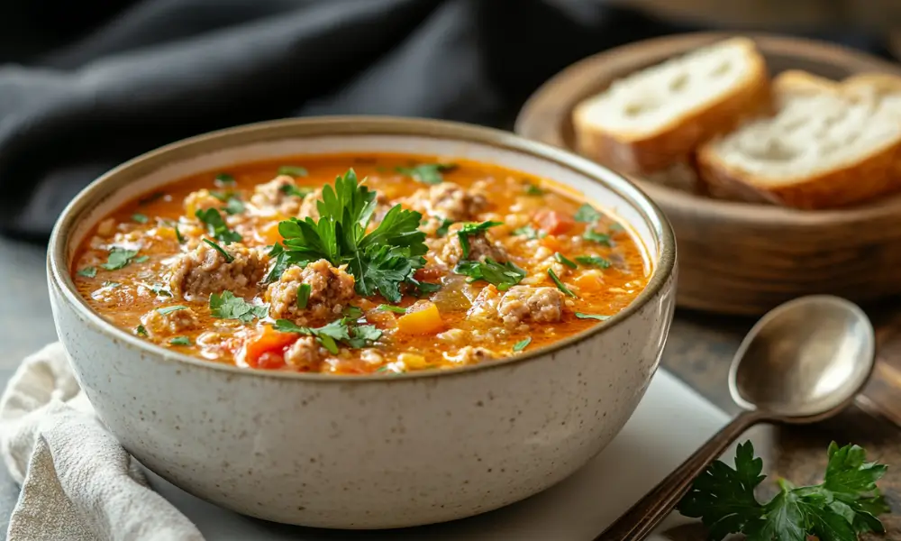 Easy Stuffed Pepper Soup Recipe 1 Easy Stuffed Pepper Soup Recipe