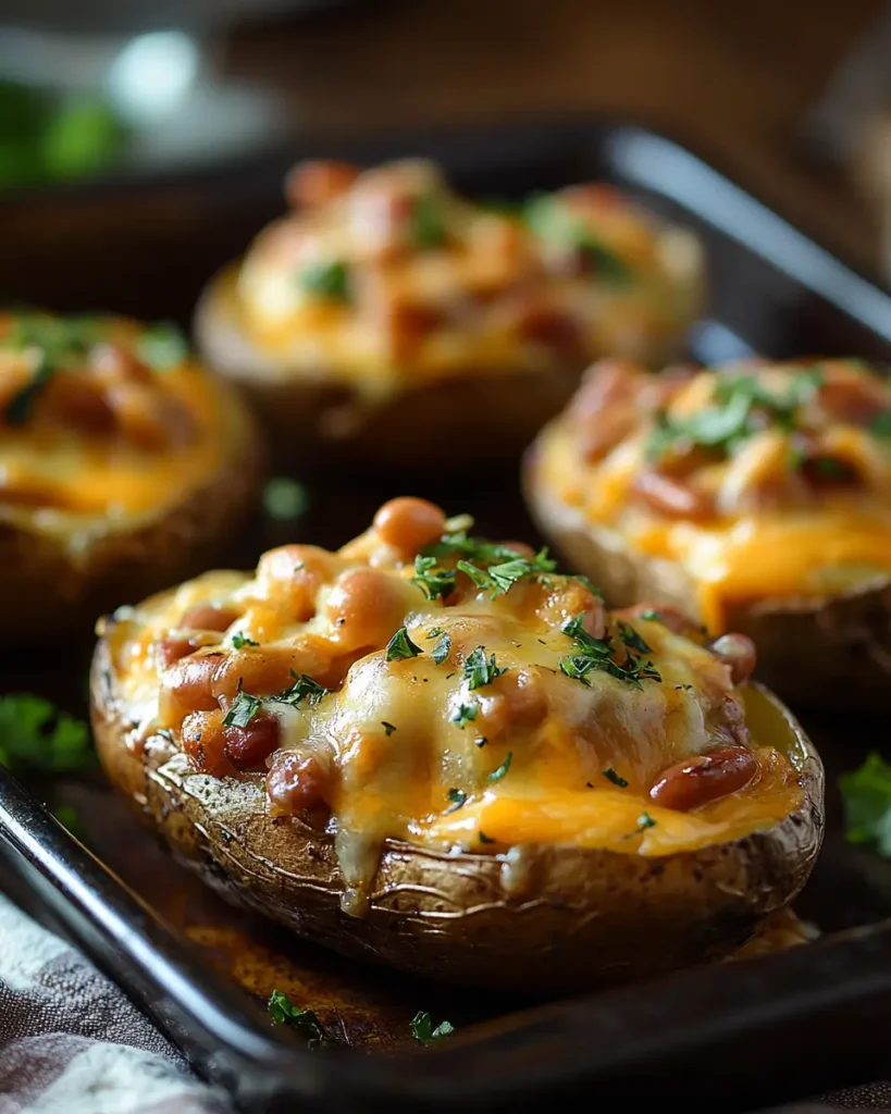 Easy Tex Mex Mini Baked Potatoes Tex-Mex Mini Baked Potatoes