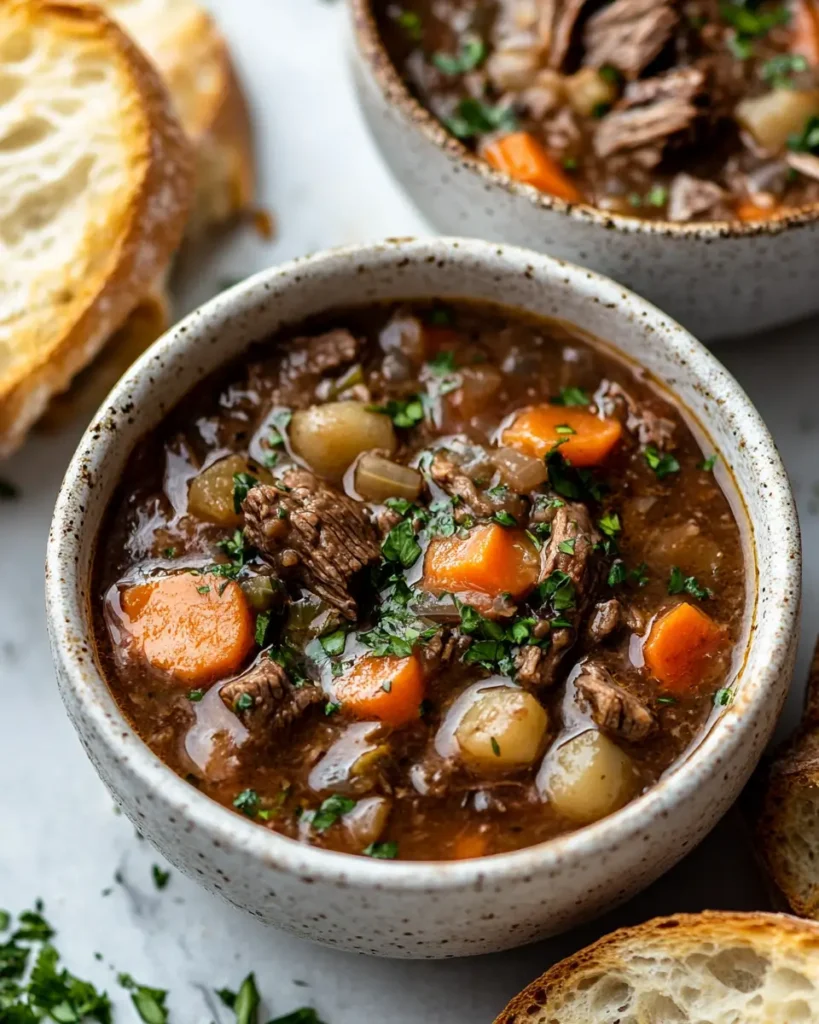 French Beef Stew with Root Vegetables 1 French Beef Stew with Root Vegetables
