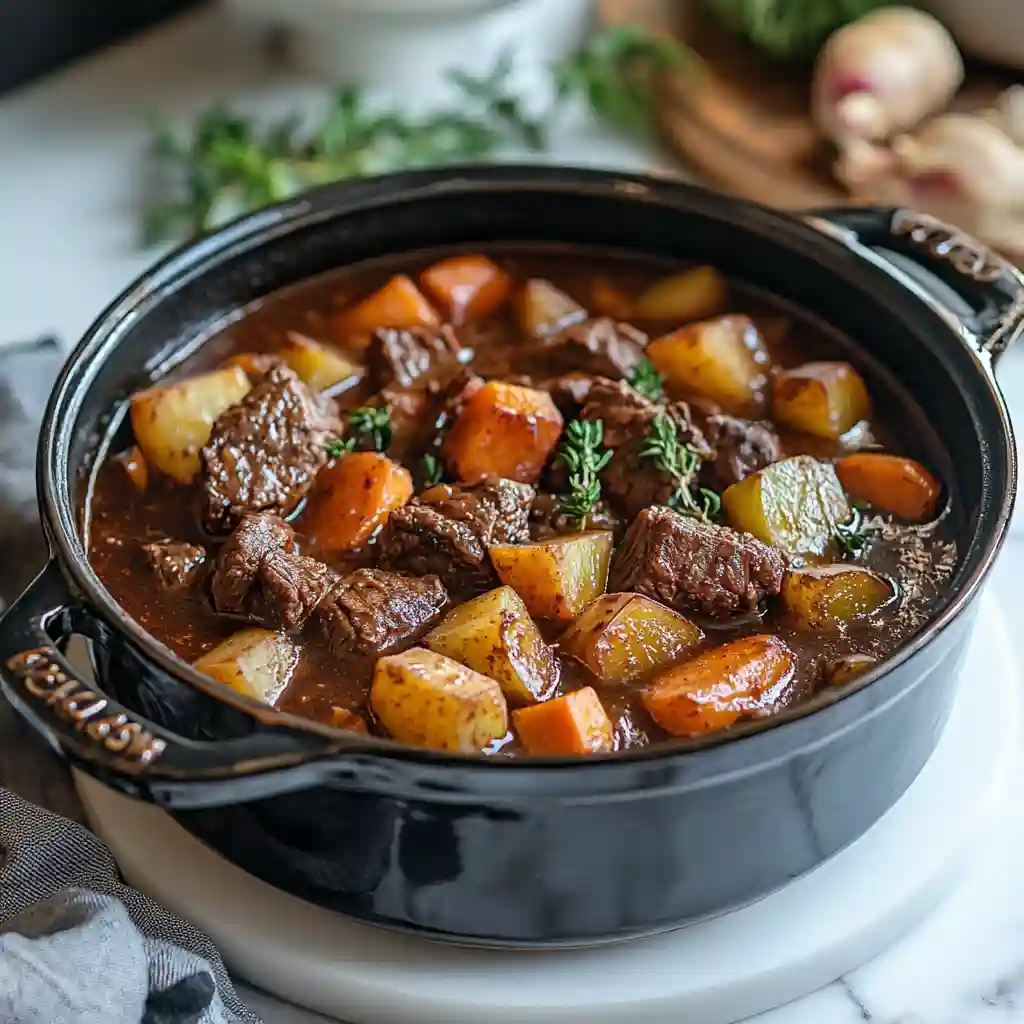 French Beef Stew with Root Vegetables Kismetrecipes