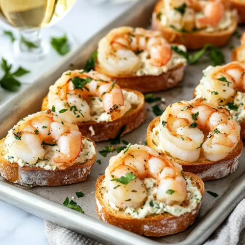 Garlic Butter Shrimp Crostini Garlic Butter Shrimp Crostini Recipe That's Fancy Without the Fuss