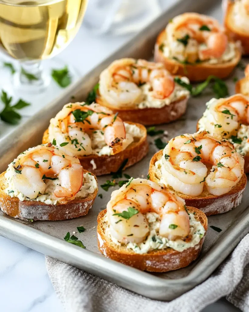 Garlic Butter Shrimp Crostini Garlic Butter Shrimp Crostini Recipe That's Fancy Without the Fuss