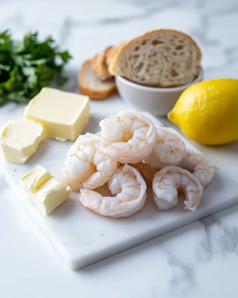 Garlic Butter Shrimp Crostini ingredient Garlic Butter Shrimp Crostini Recipe That's Fancy Without the Fuss