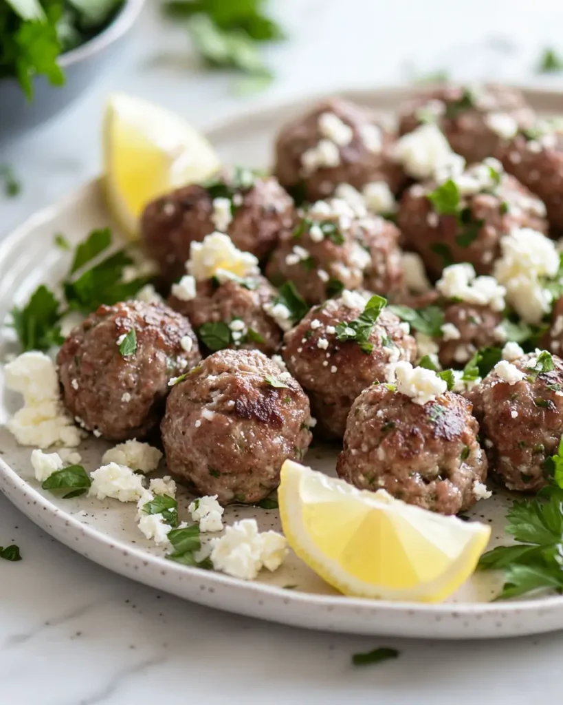 Greek inspired Meatball Appetiser 1 Greek-inspired Meatball Appetiser
