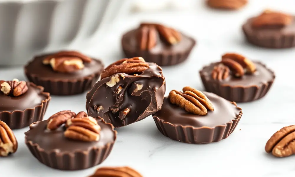 Homemade Chocolate Turtles 1 Homemade Chocolate Turtles