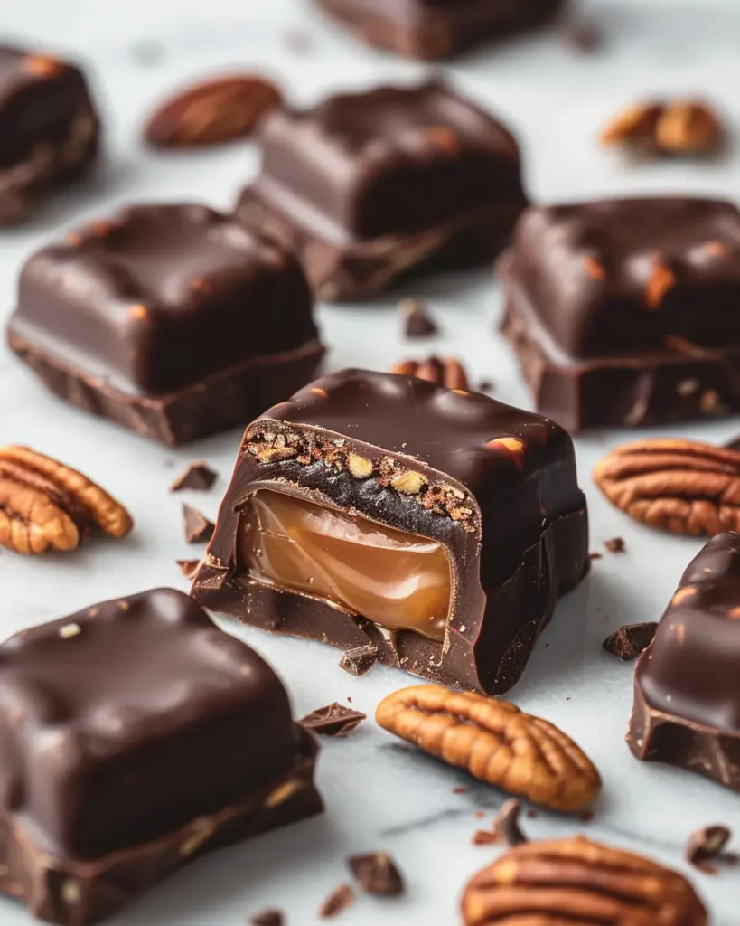 Homemade Chocolate Turtles 2 Homemade Chocolate Turtles