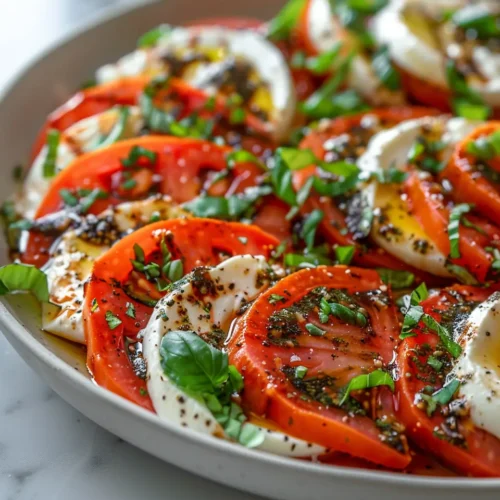 Italian Burrata Caprese Salad Italian Burrata Caprese Salad