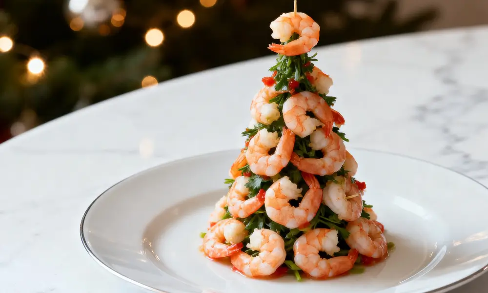 Shrimp Cocktail Christmas Tree 1 Shrimp Cocktail Christmas Tree