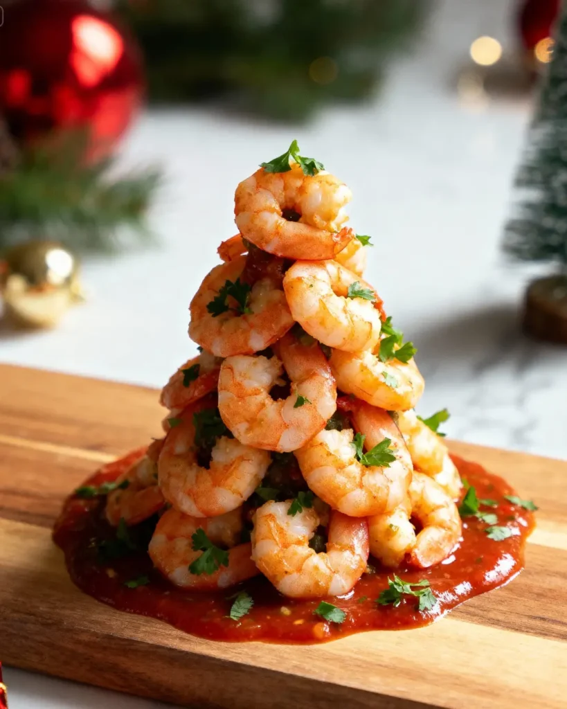Shrimp Cocktail Christmas Tree Shrimp Cocktail Christmas Tree
