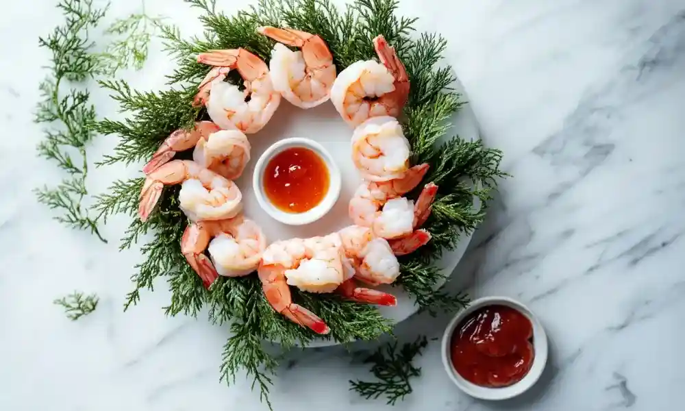 Shrimp Cocktail Wreath A Stunning Holiday Appetizer Shrimp Cocktail Wreath: A Stunning Holiday Appetizer