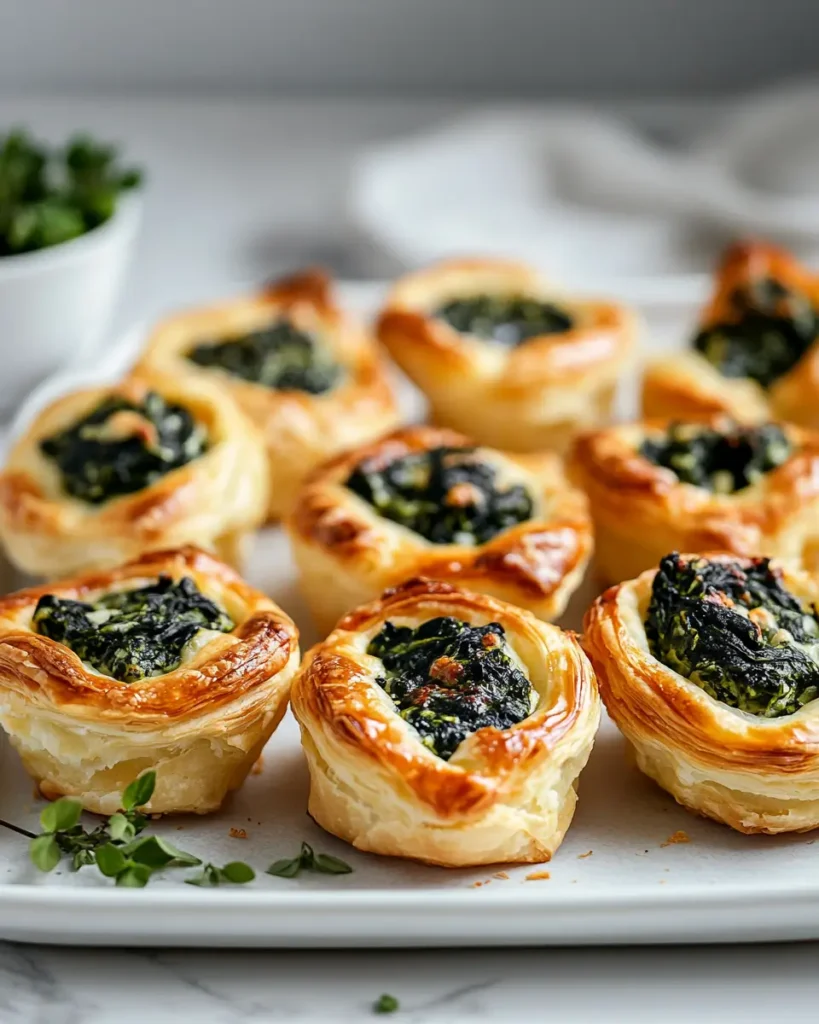 Spinach Puffs Easy Spinach Puffs