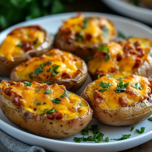 Tex Mex Mini Baked Potatoes Tex-Mex Mini Baked Potatoes