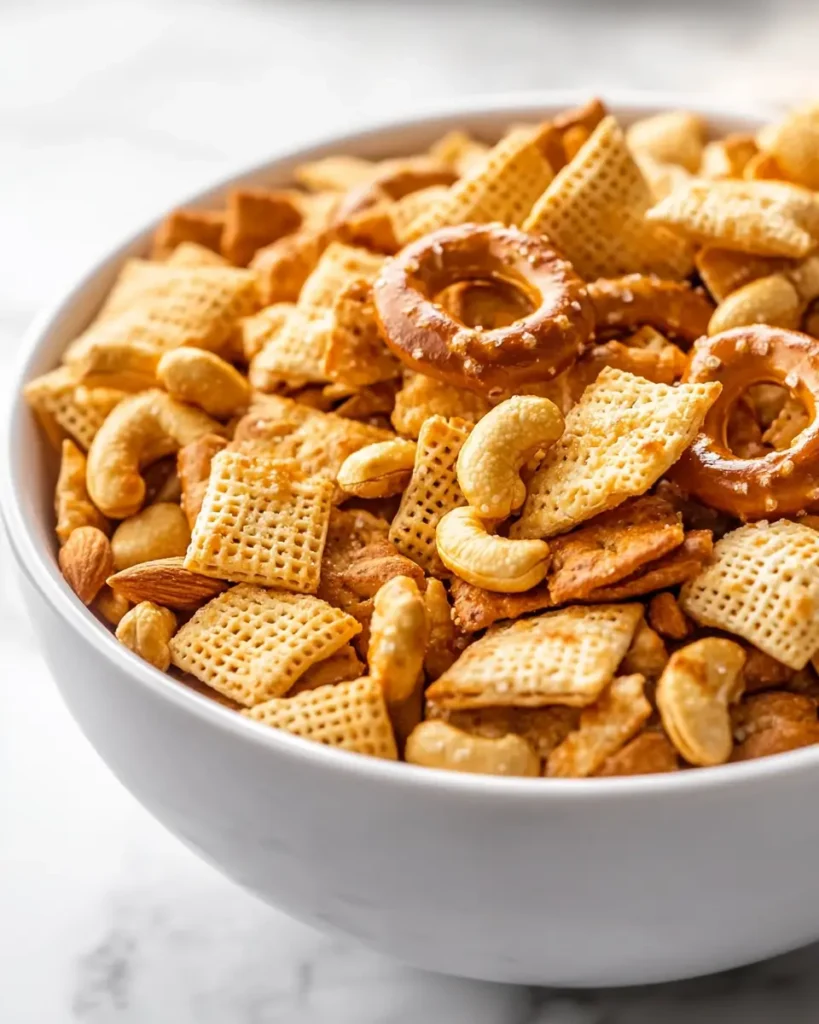The Christmas Eve Savoury Snack Mix RECip The Christmas Eve Savoury Snack Mix