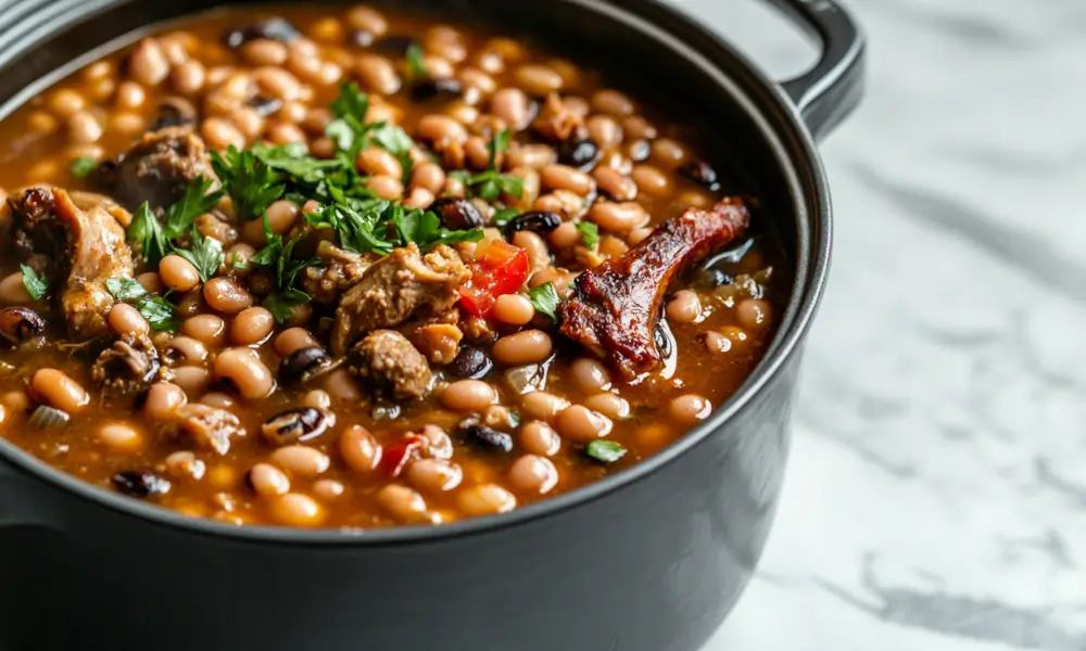 Traditional Black Eyed Peas With Turkey Legs 1 Traditional Black Eyed Peas With Turkey Legs