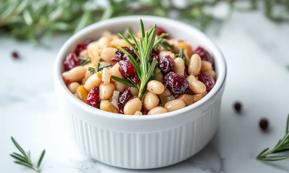 White Bean with Cranberries Holiday Appetizer 1 White Bean with Cranberries Holiday Appetizer