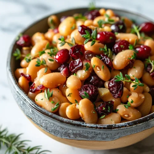 White Bean with Cranberries Holiday Appetizer White Bean with Cranberries Holiday Appetizer