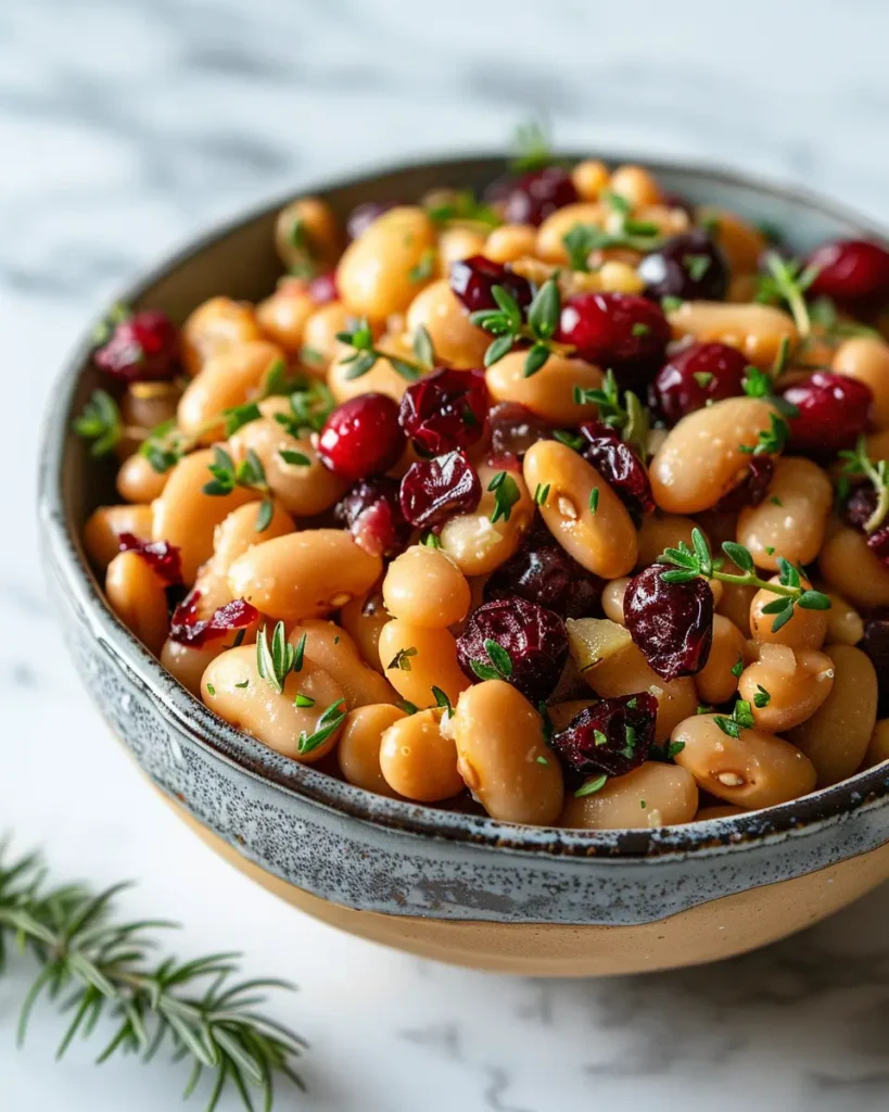 White Bean with Cranberries Holiday Appetizer White Bean with Cranberries Holiday Appetizer