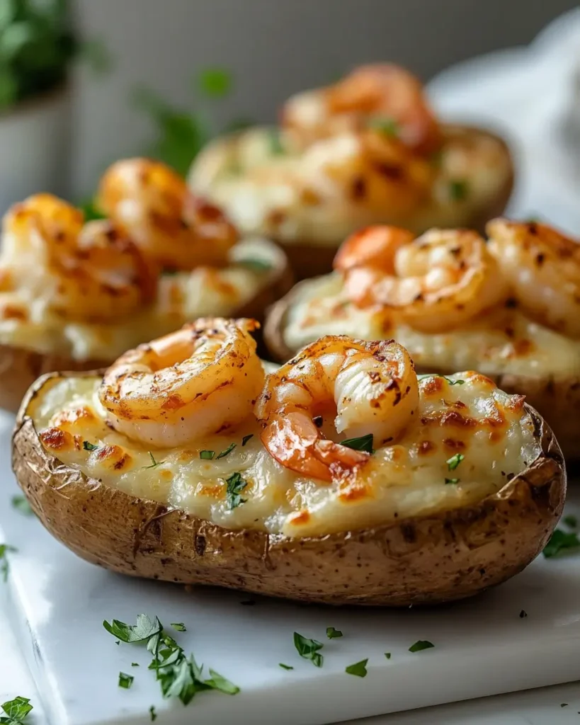 easy Baked Potatoes with Shrimp Baked Potatoes with Shrimp