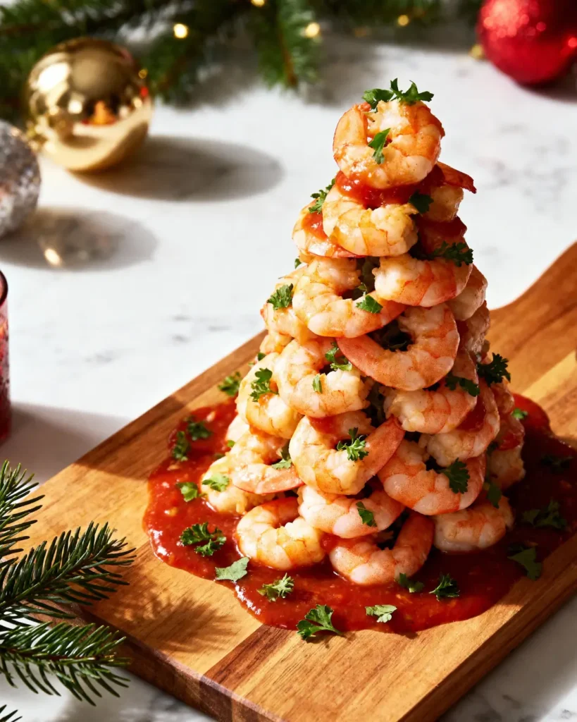 easy Shrimp Cocktail Christmas Tree Shrimp Cocktail Christmas Tree