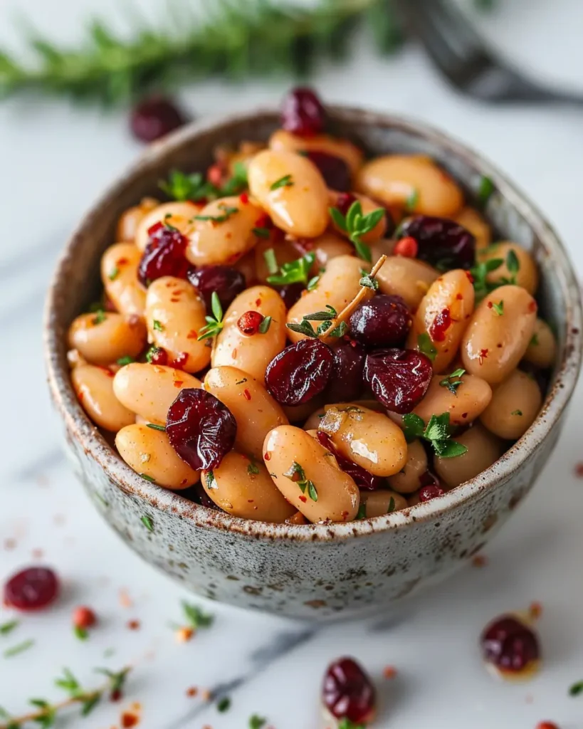 easy White Bean with Cranberries Holiday Appetizer White Bean with Cranberries Holiday Appetizer