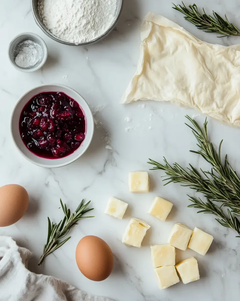 ingredient Cranberry Brie Puff Pastry Trees Cranberry Brie Puff Pastry Trees