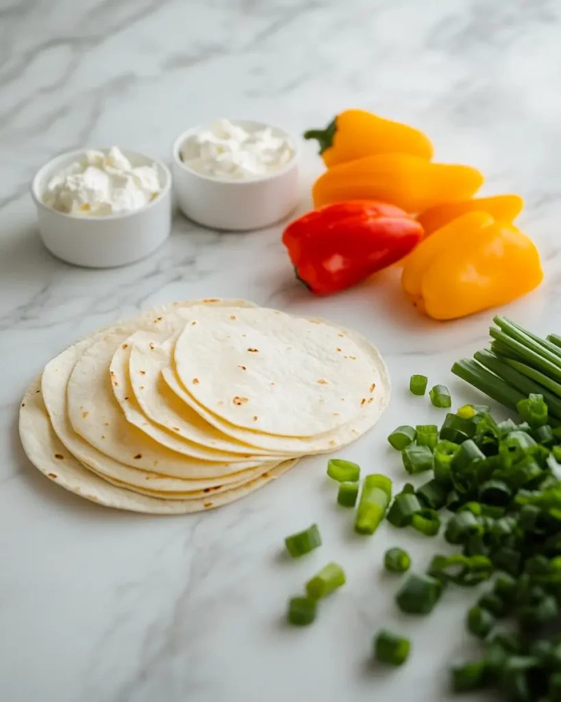 ingredient Cream Cheese Tortilla Bites Cream Cheese Tortilla Bites