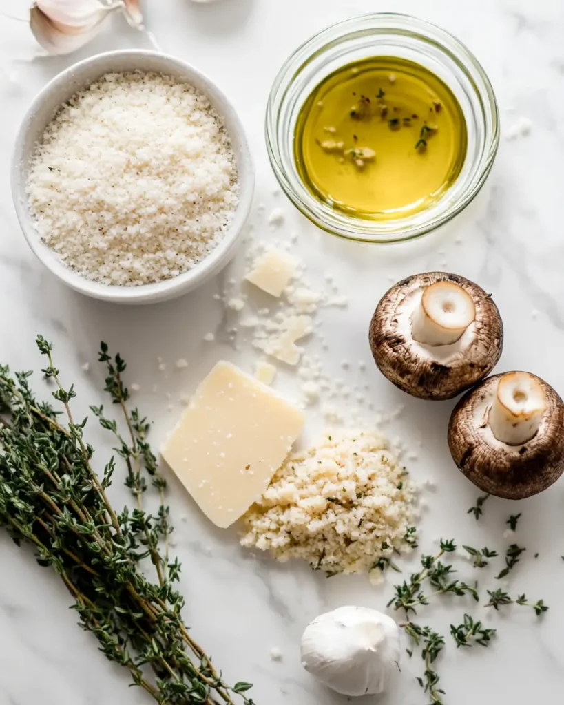 ingredient Parmesan Stuffed Mushrooms with Holiday Herbs Parmesan-Stuffed Mushrooms with Holiday Herbs