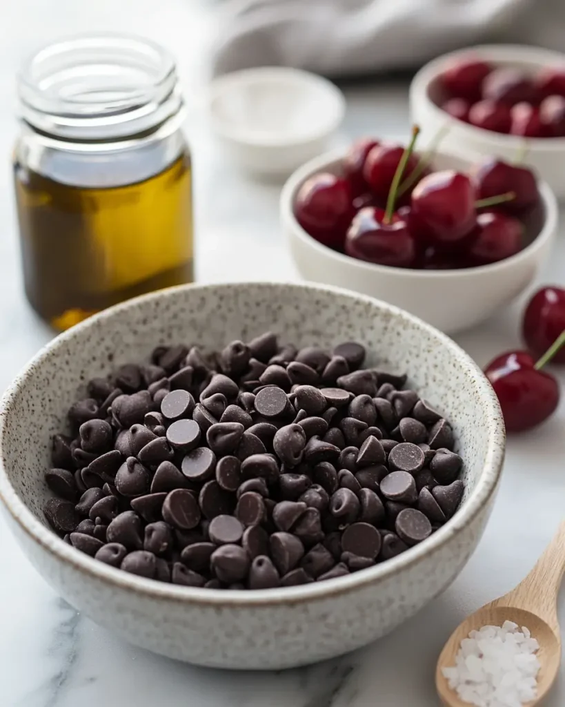 ingredient for Chocolate Dipped Cherries Chocolate Dipped Cherries