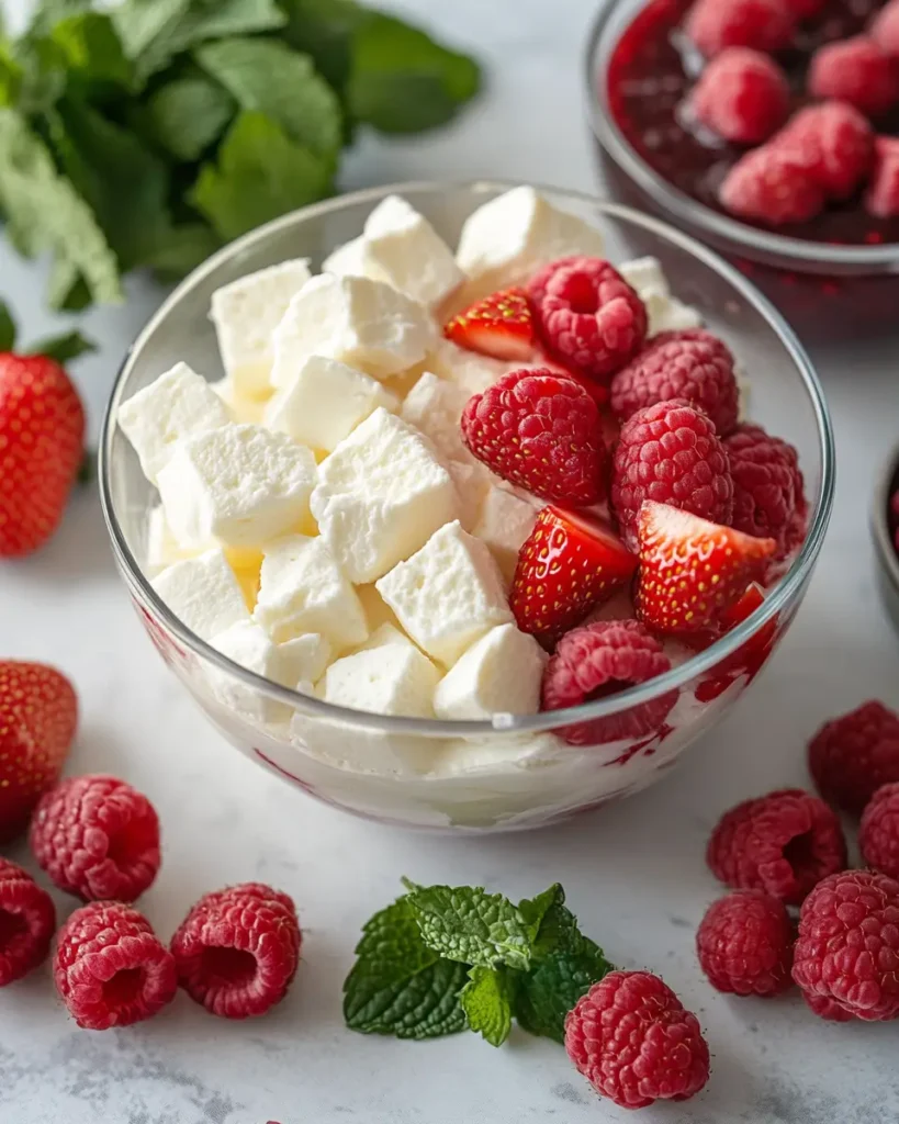 ingredient for Christmas Trifle Dessert In Glass Christmas Trifle Dessert In Glass