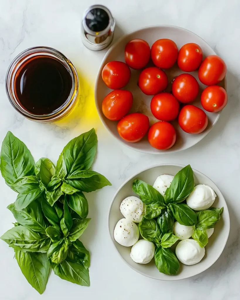 ingredient for Mini Caprese Wreath Skewers for the Holidays Mini Caprese Wreath Skewers