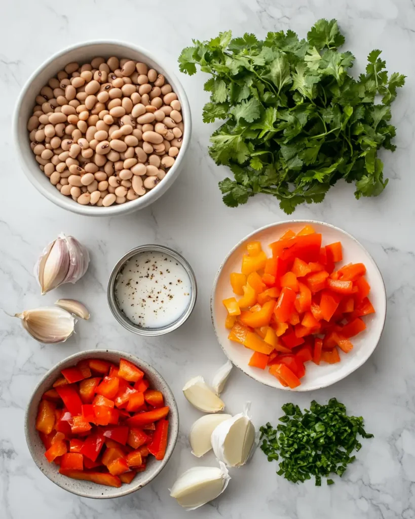 ingredient for Vegan Coconut Black Eyed Peas Stew Vegan Coconut Black Eyed Peas Stew