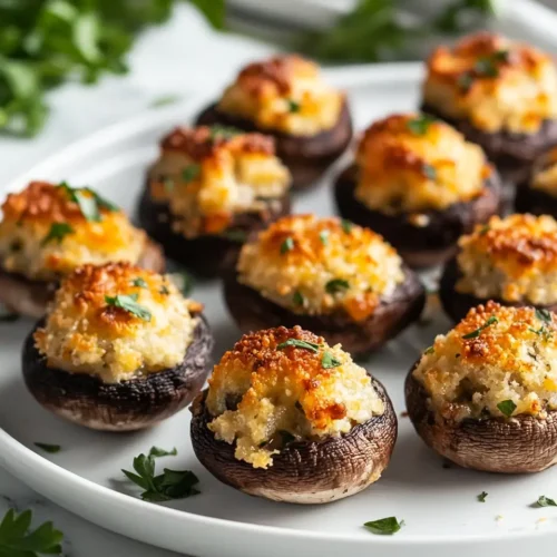 instruction Parmesan Stuffed Mushrooms with Holiday Herbs Parmesan-Stuffed Mushrooms with Holiday Herbs
