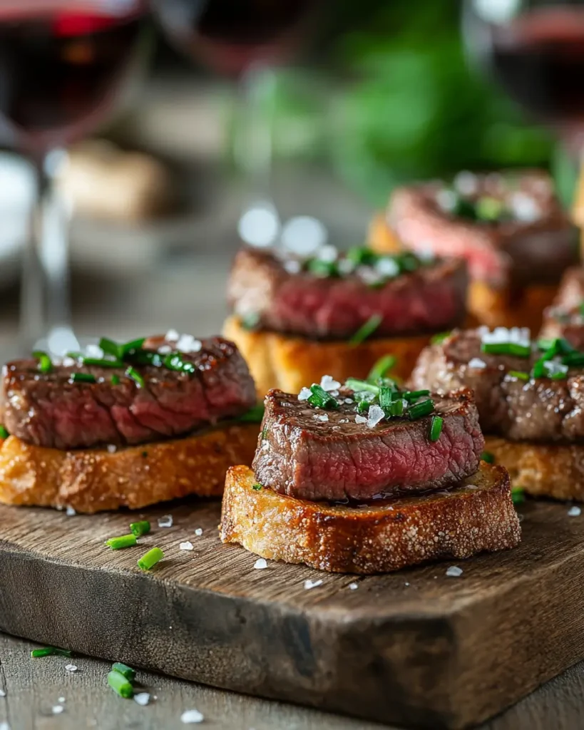 prep Steak Crostini with Horseradish Sauce Caramelized Onions Steak Crostini with Horseradish Sauce & Caramelized Onions
