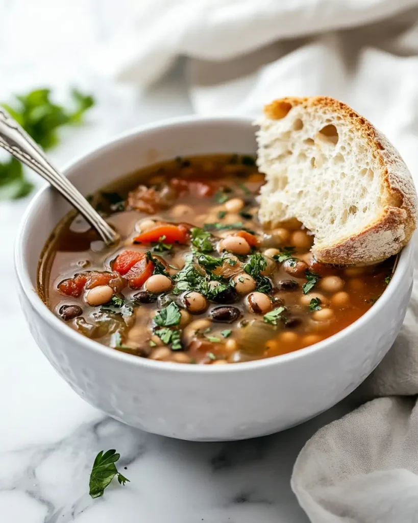 serving Black Eyed Pea Soup Recipe for a Healthy Meal Black Eyed Pea Soup Recipe