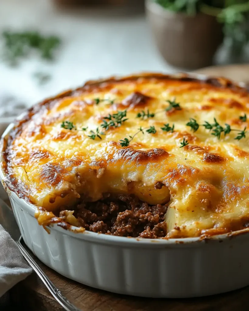 Cheesy Ground Beef and Potatoes Casserole Cheesy Ground Beef and Potatoes Casserole Recipe