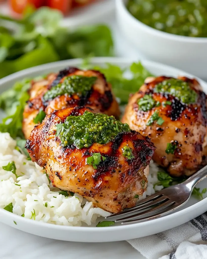 Chimichurri Chicken Thighs recipe Chimichurri Chicken Thighs