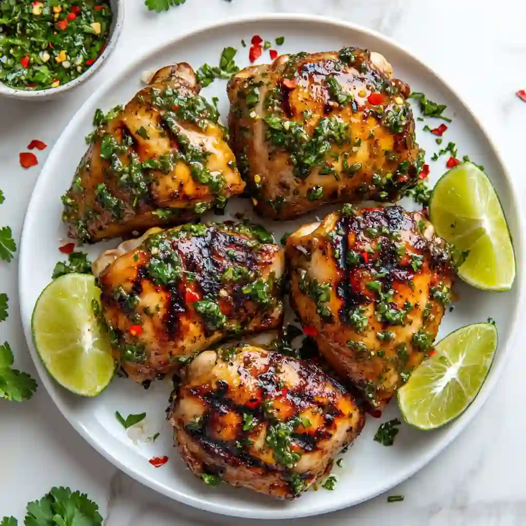 Chimichurri Chicken Thighs Kismetrecipes