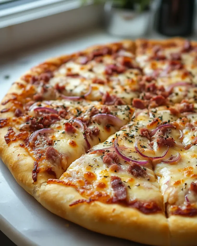 Corned Beef and Cabbage Pizza 3 Corned Beef and Cabbage Pizza