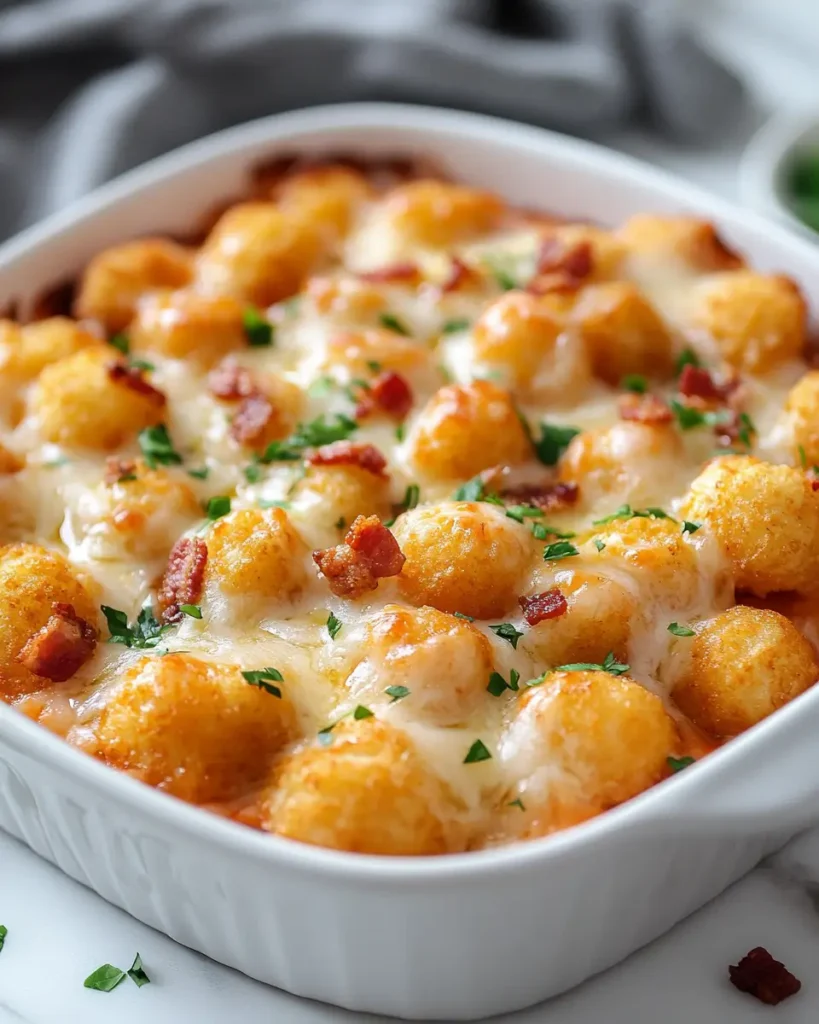 Cracked Out Chicken Tater Tot Casserole recipe Cracked Out Chicken Tater Tot Casserole
