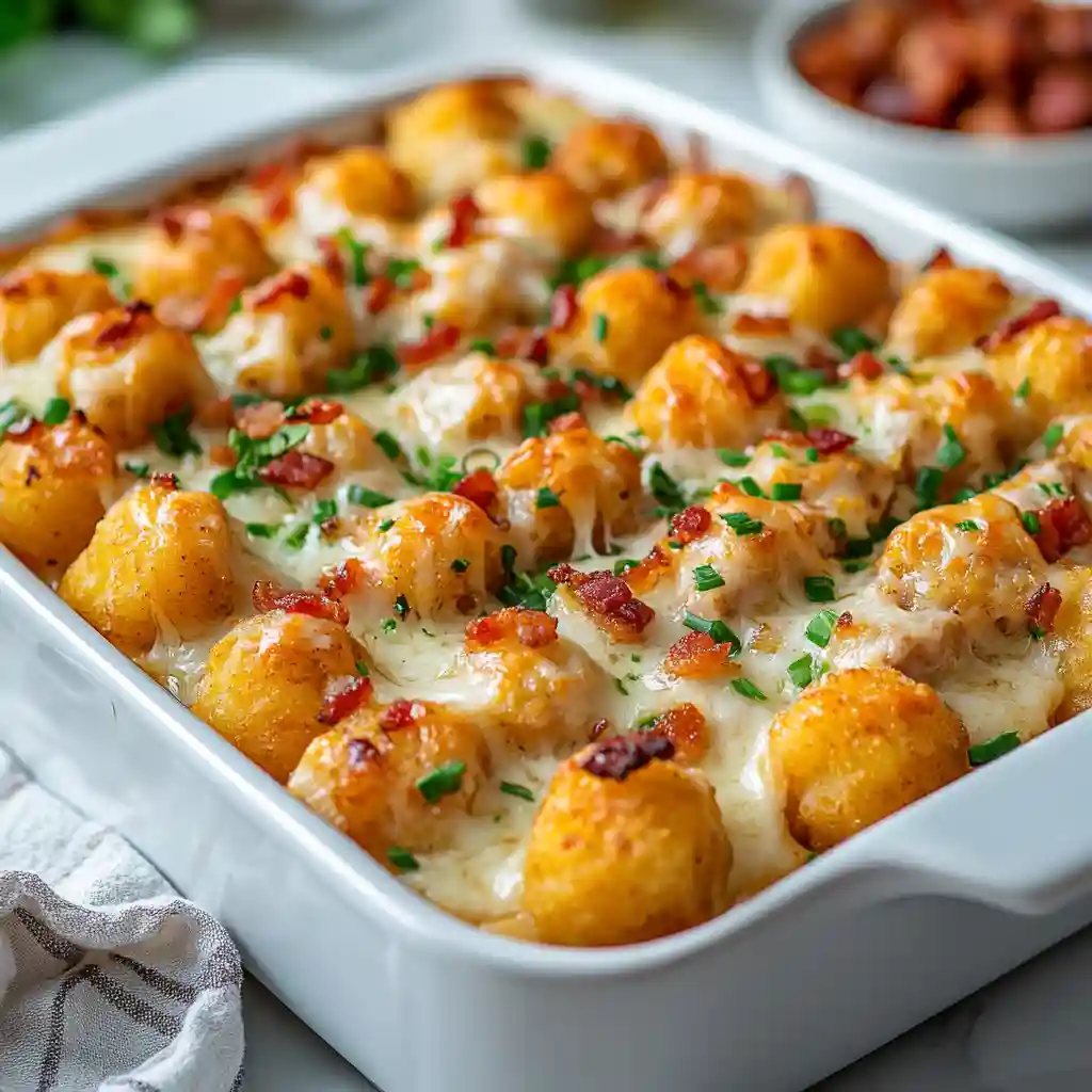 Cracked Out Chicken Tater Tot Casserole Cracked Out Chicken Tater Tot Casserole