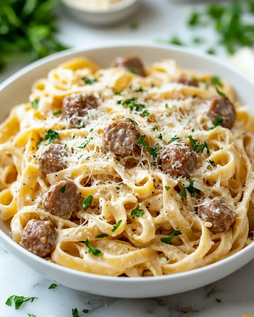 Creamy Italian Sausage One Pan Pasta Creamy Italian Sausage One Pan Pasta