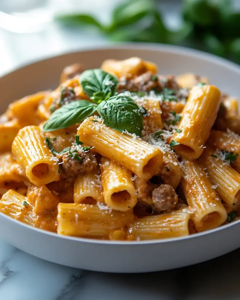 Creamy Italian Sausage Rigatoni Creamy Italian Sausage Rigatoni Recipe