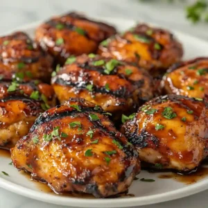 Easy Caramelized BBQ Chicken Thighs Recipe Easy Caramelized BBQ Chicken Thighs Recipe