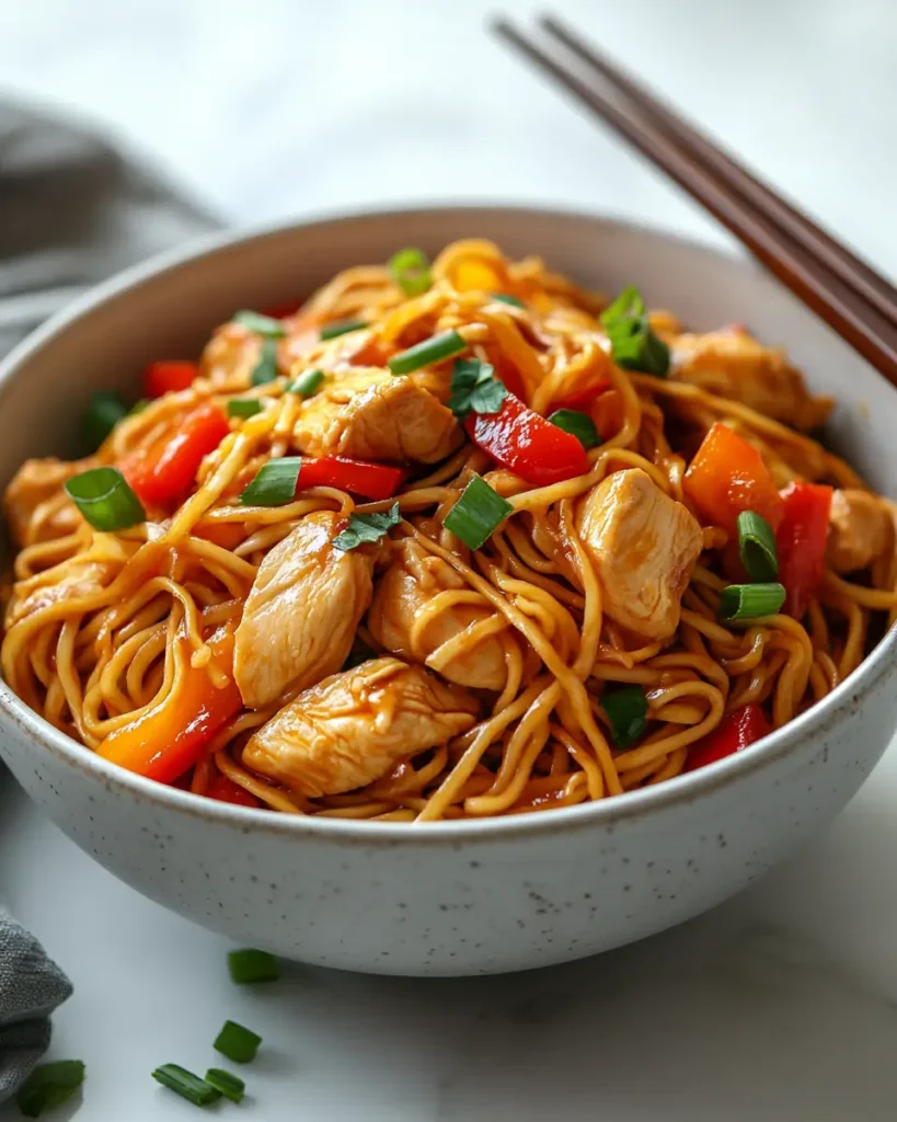 Easy Chicken Lo Mein Dinner 2 Easy Chicken Lo Mein Dinner