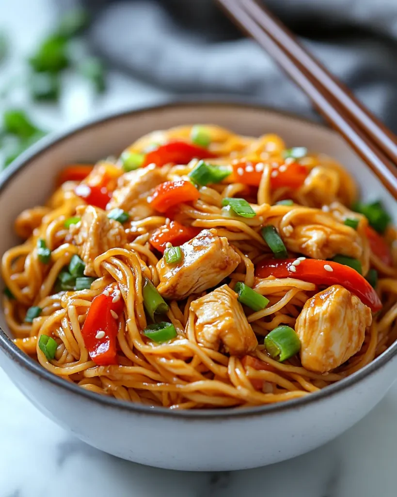 Easy Chicken Lo Mein Dinner recipe Easy Chicken Lo Mein Dinner